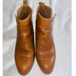 Franco Sarto Leather Slip-On‎ Ankle Bootie "Rosie" - Women's Size 7.5 M